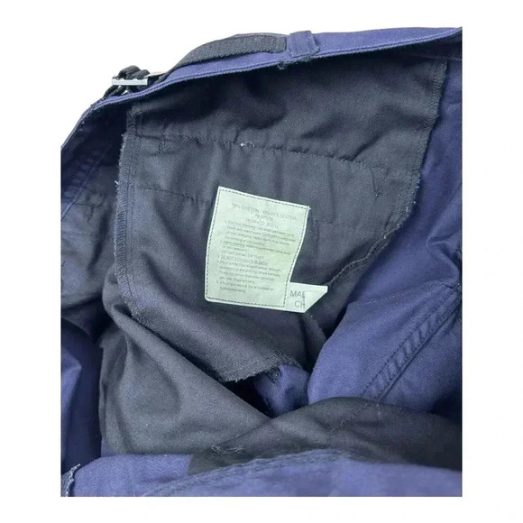 Navy BDU Pants Mens Large Regular Rothco Trouser Cargo Navy Blue Adjustable - Picture 14 of 16